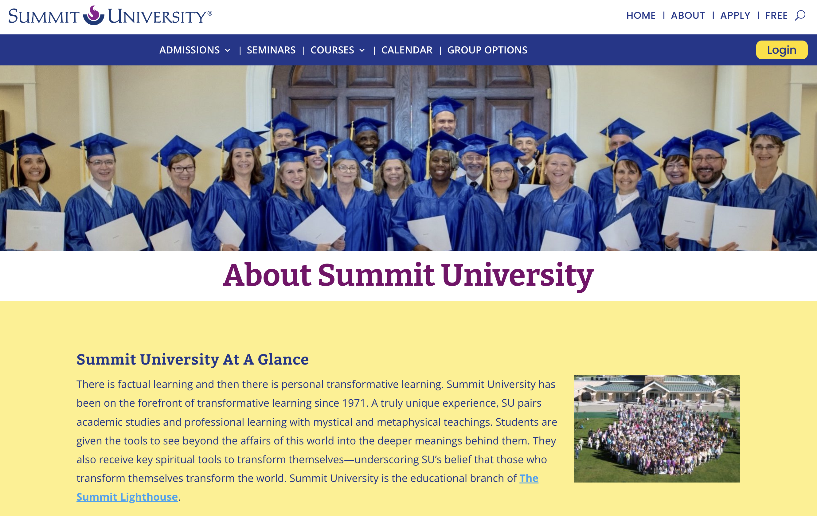 Summit University Website